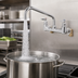 Thumbnail image #3 for T&S Brass Big-Flo High-Flow Wall Mount Mixing Faucet with 12-Inch Swing Nozzle, 8-Inch Centers