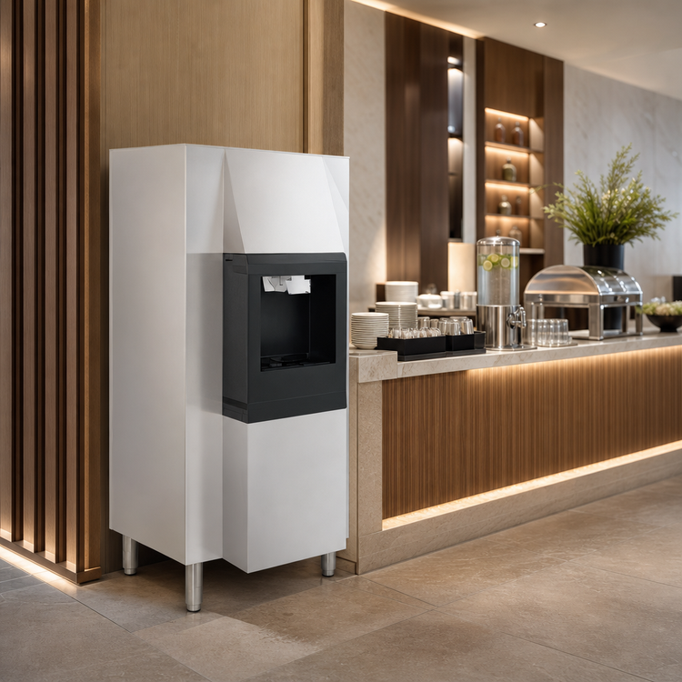 Product image #3 for ITV Ice Makers Hotel Style Ice & Water Dispenser with 183 lb Storage Capacity
