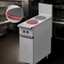 Thumbnail image #3 for Vulcan Expando 12-Inch Electric Restaurant Range with Thermostatic Hot Top, Enclosed Base, and 480V Single-Phase Power