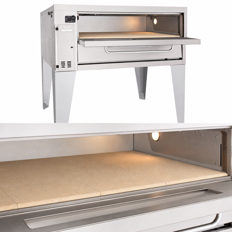 Product image #3 for Bakers Pride Super Deck Series Gas Pizza Deck Oven, 54-Inch x 34-1/2-Inch Ceramic Bake Deck, Single Deck