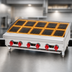 Thumbnail image #3 for American Range 60-Inch Gas Countertop Charbroiler with 10 Burners and Manual Controls