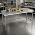 Thumbnail image #3 for Eagle Spec-Master Marine Series Stainless Steel Work Table, 120W x 30D, Open Base