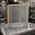 Thumbnail image #3 for Eagle Group QuadTruss Mini Stationary Security Cage with Locking Double Doors, 38 x 26 x 40 Inches, Chrome-Plated Wire