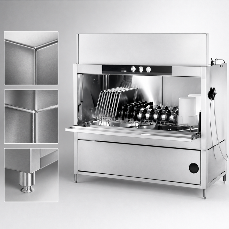 Product image #3 for Champion PP-36 Triple-Rack Door-Type Pot, Pan and Utensil Washer