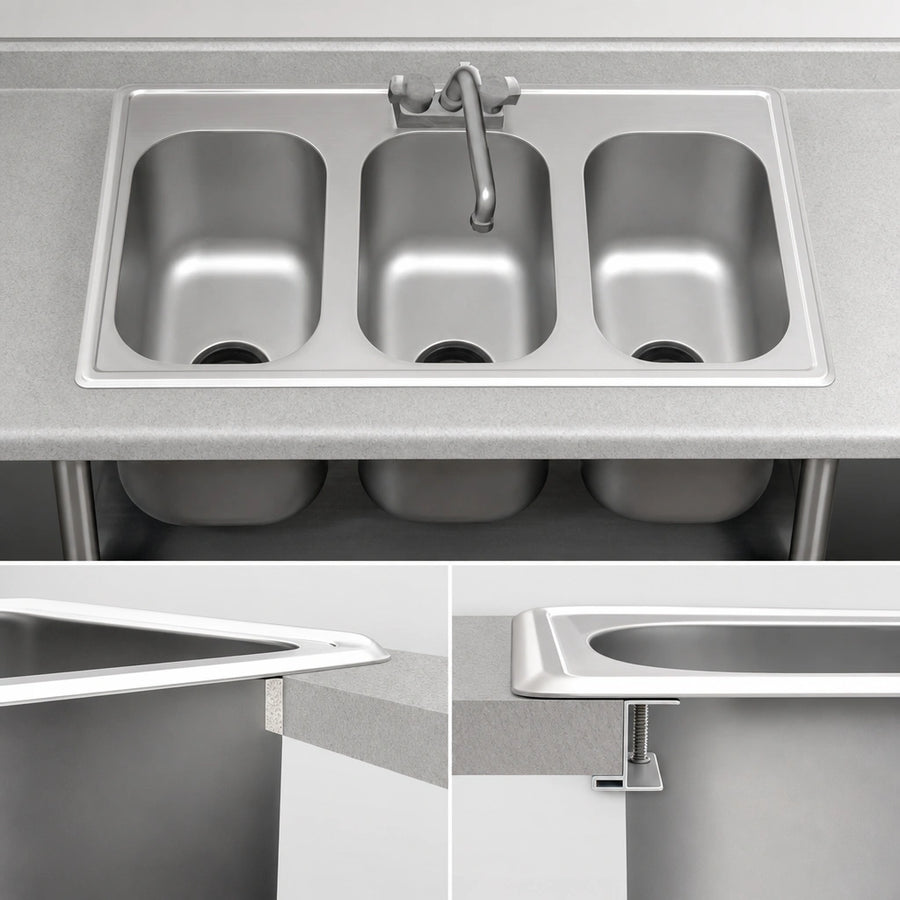 Self-Rimming Drop-In Design