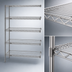 Thumbnail image #3 for Eagle Group 5-Tier Chrome-Plated Wire Add-On Shelving Unit, 72