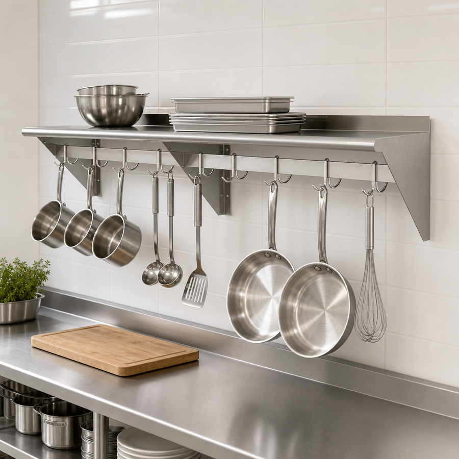 Wall-Mounted Overshelf