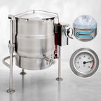 Thumbnail image #3 for Southbend (Middleby) Southbend Steam KELT-60 60-Gallon Electric Tilting Steam Kettle, 2/3 Jacket, 316 Stainless Steel Liner, Tri-Leg Base