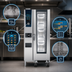 Thumbnail image #3 for RATIONAL iCombi Pro 20-Half Size Liquid Propane Floor Combi Oven, 120V/1-Phase