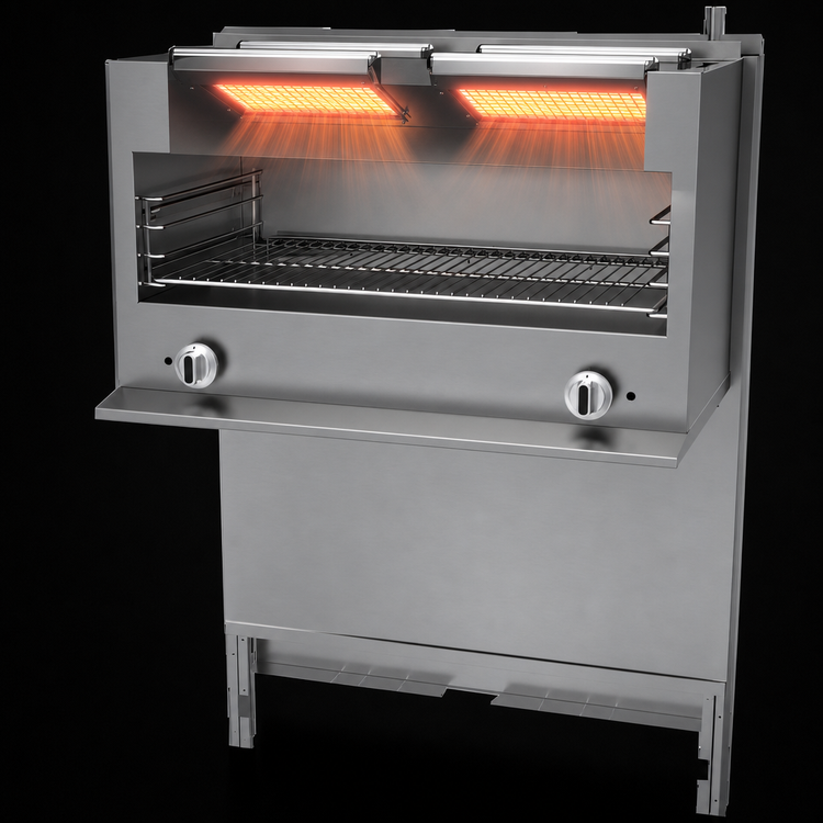 Product image #3 for Garland G-Series Infra-Red Gas Cheesemelter, 34-Inch Countertop/Wall-Mount, 30,000 BTU