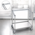 Thumbnail image #3 for Metro Super Erecta 3-Sided Channel Frame for Bus Cart, 36 x 18 Inches, 304 Stainless Steel