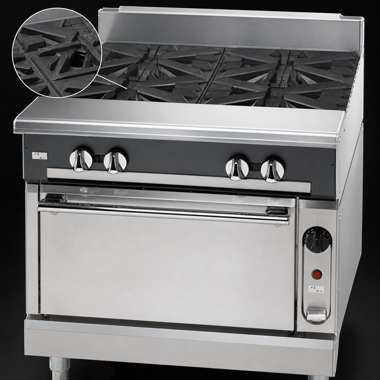 Product image #3 for Vulcan V Series 18-Inch Heavy Duty Gas Charbroiler with Storage Base and Cabinet Door