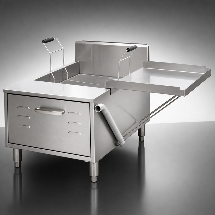 Product image #3 for Comstock-Castle Gas Countertop Doughnut Fryer, 23-Inch, 20-30 lb Fat Capacity