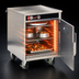 Thumbnail image #3 for FWE Handy Line Mobile Undercounter Heated Holding Cabinet, Single Door, 12-Pan Capacity, 120V, Stainless Steel