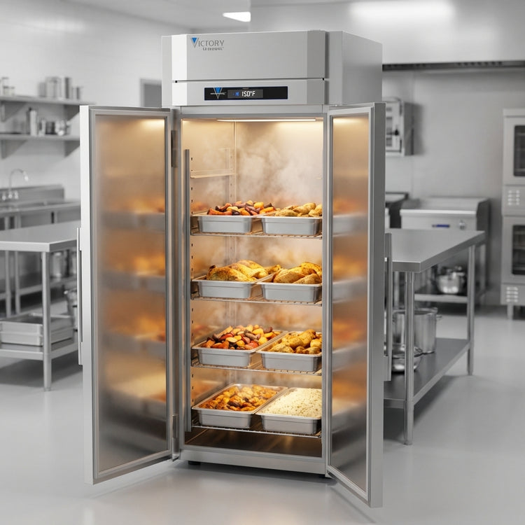 Product image #2 for Victory UltraSpec HIS-1D-1-PT-XH One-Section Full-Size Roll-Thru Heated Cabinet
