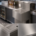 Thumbnail image #3 for BK Resources UBDW-18-DB12 Modular Underbar Drain Board, 12 Inch W x 18 Inch D, 304 Stainless Steel, Without Backsplash
