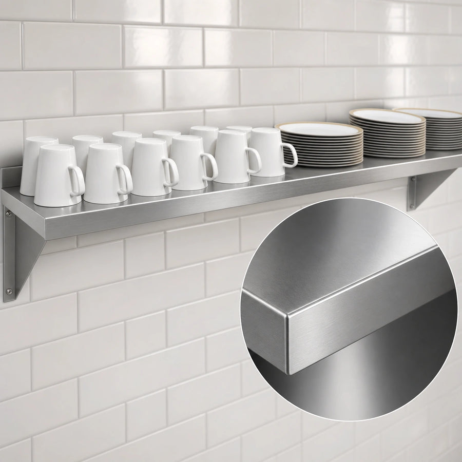 18-Gauge Stainless Steel Construction