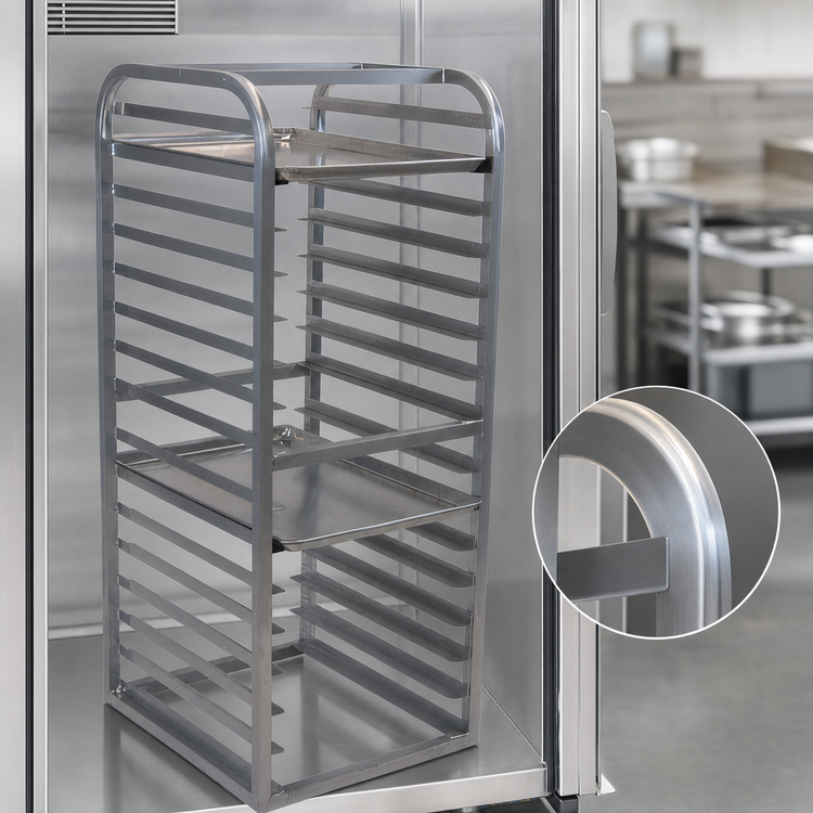 Product image #3 for Channel Aluminum Bun Pan Rack for Reach-In Refrigerators