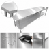 Thumbnail image #3 for Sapphire 108-Inch x 24-Inch Stainless Steel Work Table with Undershelf, 16-Gauge 304 Top