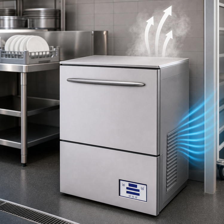 Product image #3 for Jackson DishStar HT-E-SEER Undercounter High-Temperature Sanitizing Dishwasher with Steam Elimination and Energy Recovery