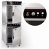 Thumbnail image #3 for Cres Cor Roast-N-Hold Mobile Stacked Half-Size Electric Convection Cook and Hold Oven, 2-Compartment