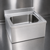 Thumbnail image #3 for Eagle Group F2820 Floor-Mounted 304 Stainless Steel Mop Sink, 28