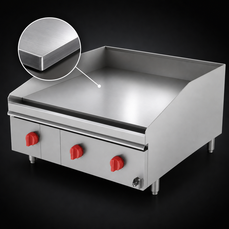 Product image #4 for Lang LG Series Heavy Duty 48-Inch Electric Countertop Griddle with 30-Inch Extended-Depth Plate