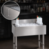 Thumbnail image #3 for Advance Tabco Underbar Basics Stainless Steel Cocktail Unit with 12-Inch Deep Ice Bin, 24 x 21 x 33 Inches