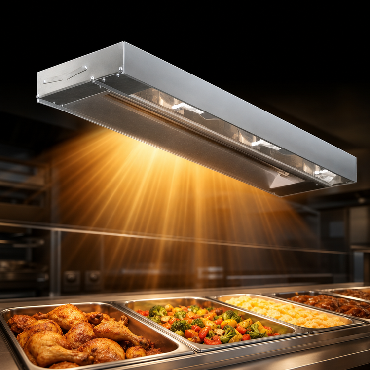 Product image #3 for Eagle RedHots 120-Inch Single Rod-Type High-Watt Unlighted Strip Heat Lamp, 240V