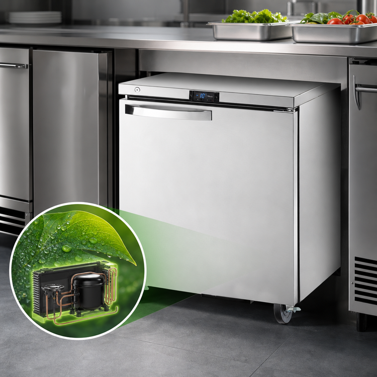 Product image #3 for True Spec Series 27-Inch Single-Section Solid Door Undercounter Freezer