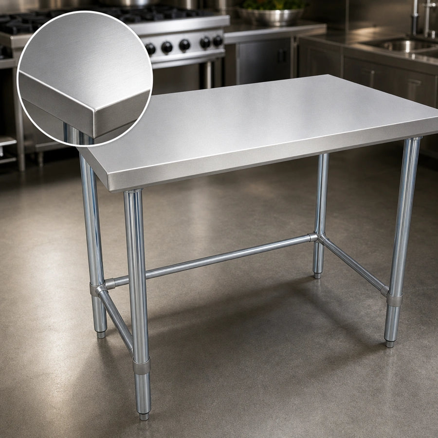 18-Gauge 430 Stainless Steel Top