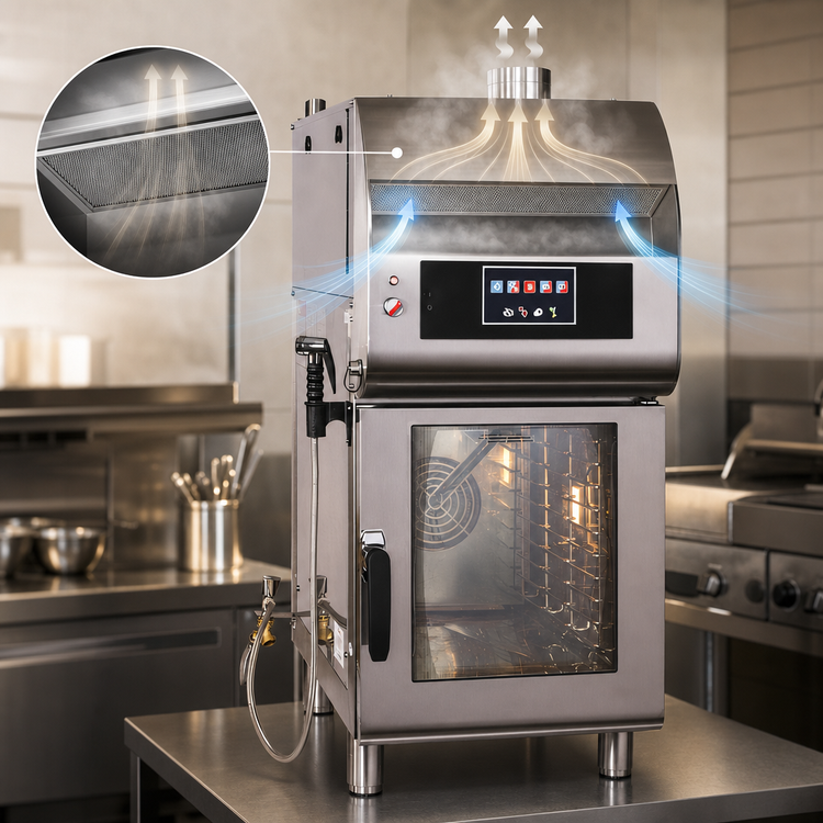 Product image #4 for Alto-Shaam CT Express CombiTherm CTX4-10EVH Electric Countertop Combi Oven with Ventless Hood