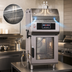 Thumbnail image #4 for Alto-Shaam CT Express CombiTherm CTX4-10EVH Electric Countertop Combi Oven with Ventless Hood