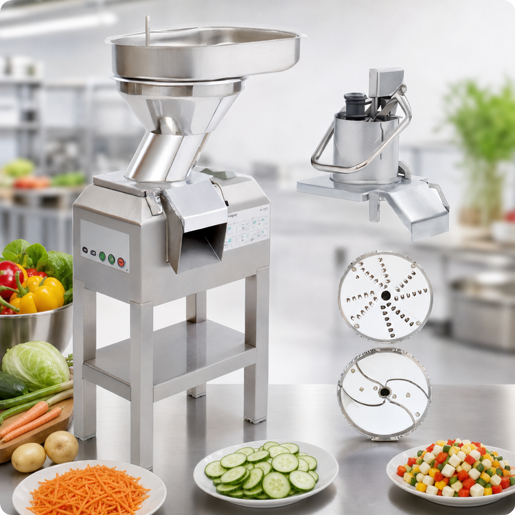 Product image #3 for Robot Coupe CL60 Two-Speed Vegetable Prep Machine with Automatic and Pusher Feed Heads