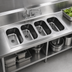 Thumbnail image #3 for Eagle Group Four-Compartment Seamless Weld-In Sink with 24