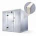 Thumbnail image #3 for AmeriKooler Quick Ship Outdoor Walk-In Freezer with Aluminum Floor and Remote R-448A Refrigeration, 7'-10