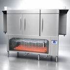Thumbnail image #3 for Jackson WWS RackStar® RACKSTAR 66CE High-Temperature Rack Conveyor Dishwasher, Electric Tank Heat, 22-Inch Pre-Wash, 224 Racks/Hour