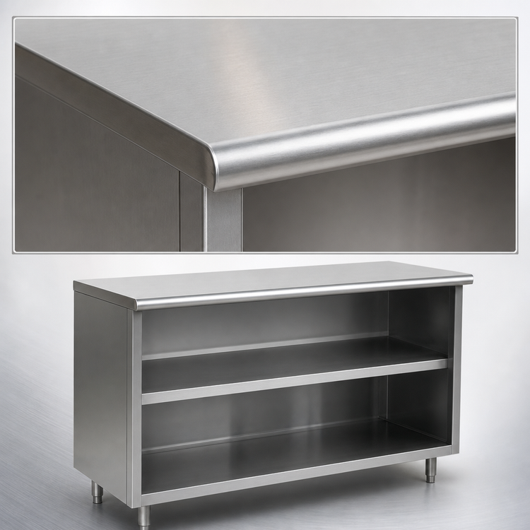 Product image #3 for Eagle Spec-Master Stainless Steel Plate Cabinet with Sliding Doors, 48W x 15D