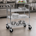 Thumbnail image #3 for Super Erecta MW706 MW700 Series Standard-Duty 3-Shelf Stainless Steel Utility Bus Cart