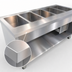 Thumbnail image #3 for Thurmaduke TFCP-74PG-N7 5-Section Mobile Flush Mount Refrigerated Cold Pan