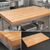 Thumbnail image #3 for John Boos 144 x 60 x 2-1/4 Inch Edge Grain Hard Rock Maple Baker's Table Top