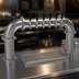 Thumbnail image #3 for Glycol-Cooled Stainless Steel Countertop Pipe Pass-Thru Draft Dispensing Tower, 6 Faucets, 2 Columns