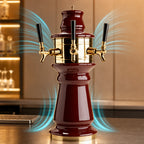 Thumbnail image #3 for Micro Matic USA CT500-3 Vienna Ceramic Countertop Air-Cooled 3-Faucet Draft Beer Tower
