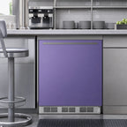 Thumbnail image #4 for Summit Appliance 24-Inch ADA Height Undercounter Refrigerator-Freezer with Lavender Purple Door, 5.1 Cu. Ft.