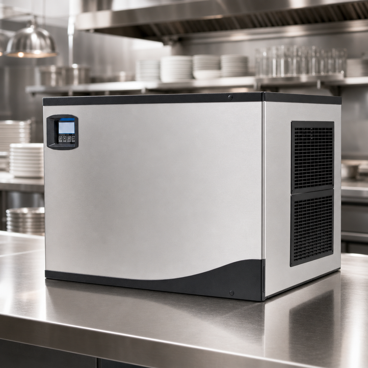 Product image #3 for Maxx Ice MIM1000N Modular Full Dice Cube Ice Maker - 937 lb. Production, Air-Cooled