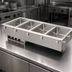 Thumbnail image #3 for Vollrath Four-Well Modular Wet Hot Food Well Drop-In with Marine Grade 316 Stainless Steel Wells, Thermostatic Controls, Auto-Fill, and Manifold Drain, 240V