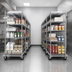 Thumbnail image #3 for Metro qwikTRAK High-Density Double-Deep Mobile Unit Kit, 21-Inch Shelf Width, Chrome-Plated
