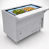 Thumbnail image #3 for Advance Tabco Triumph Heavy Duty Ice Cooled Serving Counter, 2-Pan, 31-13/16 Inch Wide