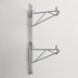 Thumbnail image #3 for Eagle Group Adjustable Post Wire Wall Mount End Unit for 18-Inch Shelves