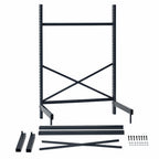 Thumbnail image #3 for Metro SmartLever SM861842-KIT Cantilevered Steel Shelving Starter Kit, Stationary, for 42 x 18 Inch Shelves, 86-3/8 Inch High